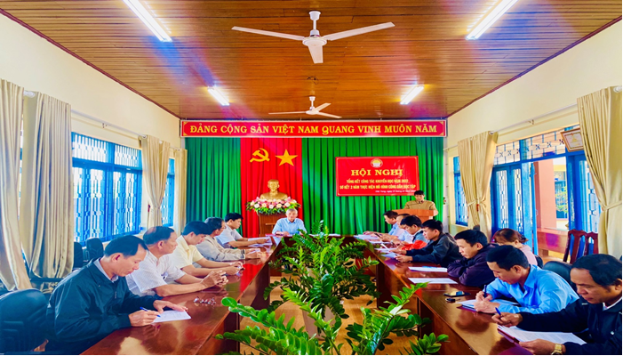 Xã Dliê Yang tổ chức Hội nghị tổng kết công tác khuyến học năm 2022, sơ kết 2 năm thực hiện mô hình công dân học tập